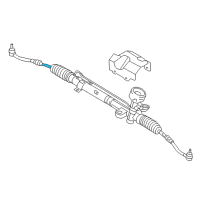 OEM 2010 Hyundai Accent Joint Assembly-Inner Ball Diagram - 57724-1E000