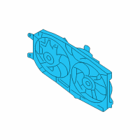 OEM 2005 Ford Five Hundred Fan Assembly Diagram - 5F9Z-8C607-BM