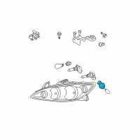 OEM Toyota Camry Socket Diagram - 81125-06180