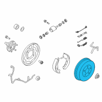 OEM 2010 Ford Escape Drum Diagram - 8L8Z-1126-BD