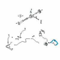 OEM 2003 Nissan Altima Hose And Tube Assembly Diagram - 49720-8J100