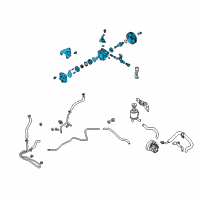 OEM Nissan Altima Pump Assy-Power Steering Diagram - 49110-8J200