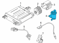 OEM Hyundai Tucson Filter Assy-Air Diagram - 31450-R5500