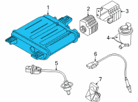 OEM Hyundai Santa Fe CANISTER Assembly Diagram - 31420-P4850