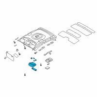 OEM 2006 Kia Spectra Lamp Assembly-Map Diagram - 928702F000NM