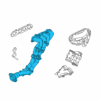 OEM Honda S2000 Manifold, Exhaust Diagram - 18100-PCX-305