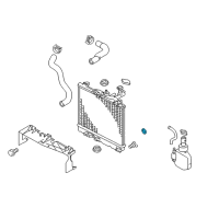 OEM 1998 Dodge Avenger O Ring-Radiator Drain Plug Diagram - MB007701