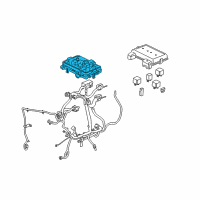 OEM Chevrolet HHR Fuse & Relay Box Diagram - 19119178