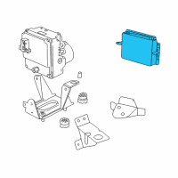 OEM 1998 BMW 740iL Dsc Basic Control Unit Diagram - 34-52-6-750-115