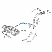 OEM 2021 Hyundai Veloster Hose-Fuel Filler Neck Diagram - 31036-J3500