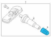 OEM Hyundai Elantra Cap-Valve Diagram - 52944-L1100