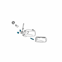 OEM 1999 Ford Explorer Adjust Screw Diagram - F5TZ-13032-A