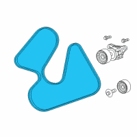 OEM Ram ProMaster City Belt-SERPENTINE Diagram - 5281238AA