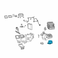 OEM Ram Motor-Blower With Wheel Diagram - 68048903AB