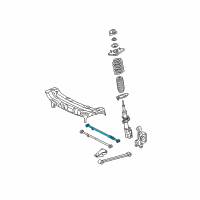 OEM Buick LaCrosse Rod Asm-Rear Wheel Spindle Diagram - 15235597