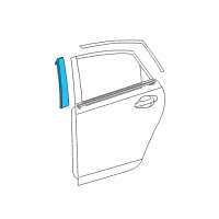 OEM 2014 Toyota Prius V Applique Diagram - 75761-47030