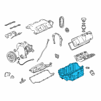 OEM Pontiac Montana Oil Pan Diagram - 12577512