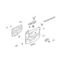 OEM 2008 Saturn Aura Lock Switch Diagram - 25965499