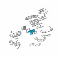 OEM 2003 Buick Park Avenue Evaporator Asm, A/C Diagram - 52494341