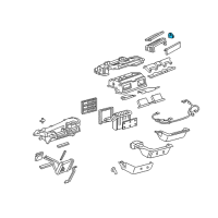 OEM 1998 Buick Park Avenue Actuator Diagram - 89018382