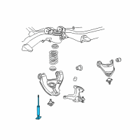 OEM 1997 Chevrolet Express 2500 Shock Diagram - 22064698