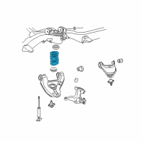 OEM GMC Savana 3500 Front Spring Diagram - 15058106