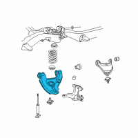 OEM 1990 GMC K1500 Front Lower Control Arm Kit Diagram - 15665555