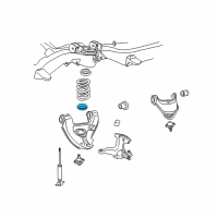 OEM 2001 Chevrolet Express 2500 Insulator-Front Spring Diagram - 15988238