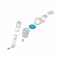 OEM Ford Taurus X Lower Insulator Diagram - 7F9Z-5586-A