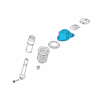 OEM 2006 Ford Freestyle Upper Mount Diagram - 5F9Z-18192-AB