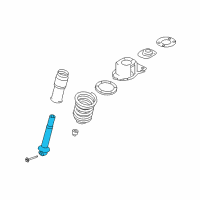 OEM Ford Five Hundred Strut Diagram - 5G1Z-18125-AA