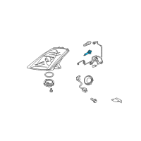 OEM 2008 Nissan 350Z Bulb Diagram - 26272-8990A