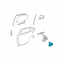 OEM 2013 Lexus LS600h Motor Assy, Power Window Regulator Diagram - 85710-50114