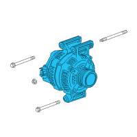 OEM Cadillac CT5 Alternator Diagram - 13532887