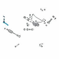 OEM 2022 Nissan Armada Socket-Kit Side Rod Outer Diagram - D8640-1LA1D