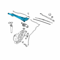OEM 2015 Buick LaCrosse Wiper Linkage Diagram - 20779752