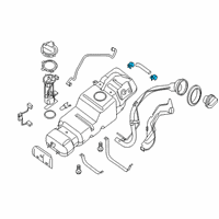 OEM 2014 Nissan Rogue Select Clamp Diagram - 16439-JA00A