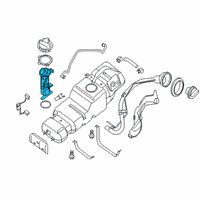 OEM 2012 Nissan NV3500 In Tank Fuel Pump Diagram - 17040-1PA0A