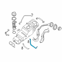 OEM Nissan NV2500 Band Assy-Fuel Tank, Mounting Diagram - 17407-1PA0A