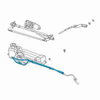 OEM 2010 Chrysler PT Cruiser Hose-Windshield Washer Diagram - 5288699AF