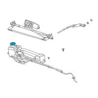 OEM 2003 Chrysler PT Cruiser Cap-Washer Reservoir Diagram - 5018128AA