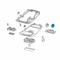 OEM 2016 Buick Regal Sunroof Switch Diagram - 22894231