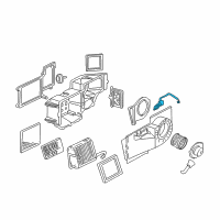 OEM 2005 Chevrolet Express 1500 Blower Motor Resistor Diagram - 89018537