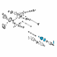 OEM 2008 Infiniti FX45 Repair Kit-Dust Boot, OTR Diagram - 39241-CG026