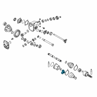 OEM Infiniti G35 Spider Slide Joint Diagram - 39720-10V12