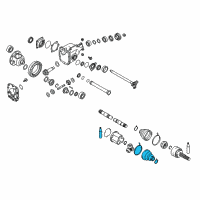 OEM 2001 Nissan Pathfinder Repair Kit - Dust Boot, Inner Diagram - C9GDA-05U8H