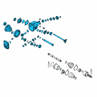 OEM Infiniti FX45 Final Drive Assy-Front Diagram - 38500-AR015