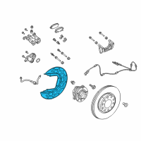 OEM 2016 Jeep Cherokee Shield-Splash Diagram - 68155484AB