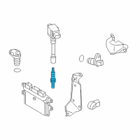 OEM 2016 Nissan Versa Spark Plug Diagram - 22401-1HC1B