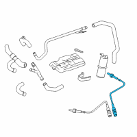 OEM 2002 BMW M5 Oxygen Sensor Rear Diagram - 11-78-1-742-051